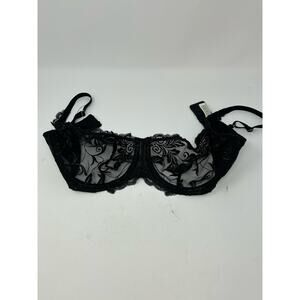 Elegant Black Lace Bra